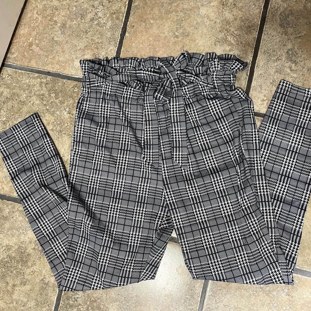 Chic Plaid Pants